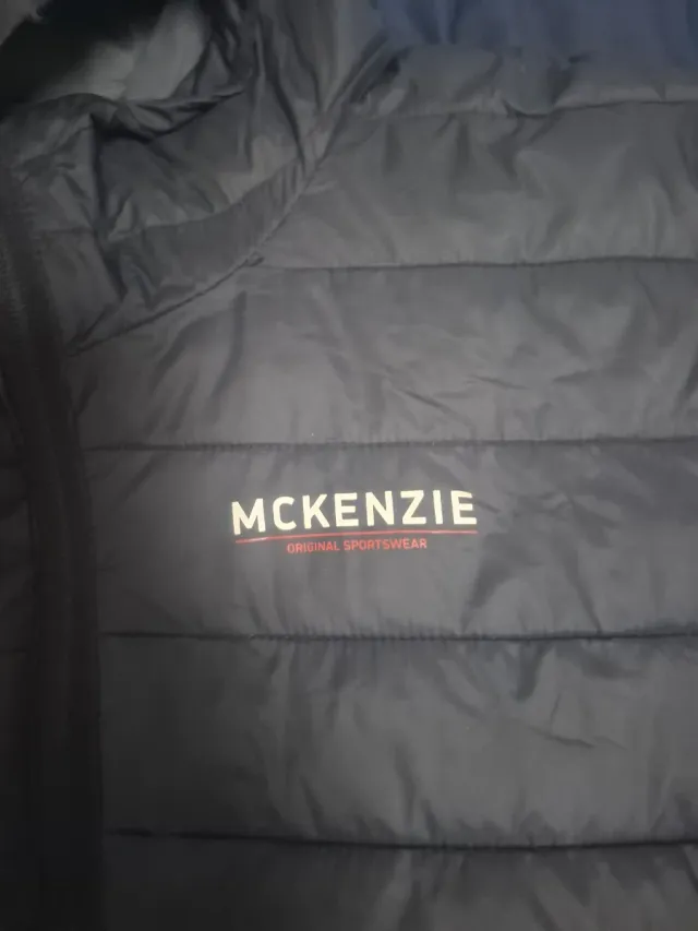 Chaqueta McKenzie Hombre Negra/Gris