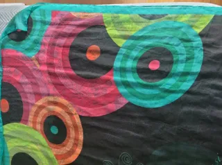 Pañuelo/fular desigual multicolor