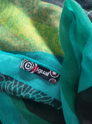 Pañuelo/fular desigual multicolor