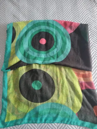 Pañuelo/fular desigual multicolor