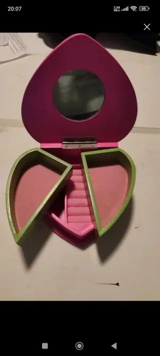 Joyero corazón decorado