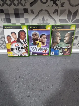 Pack juegos Xbox FIFA 2003 y Pro Evolution Soccer