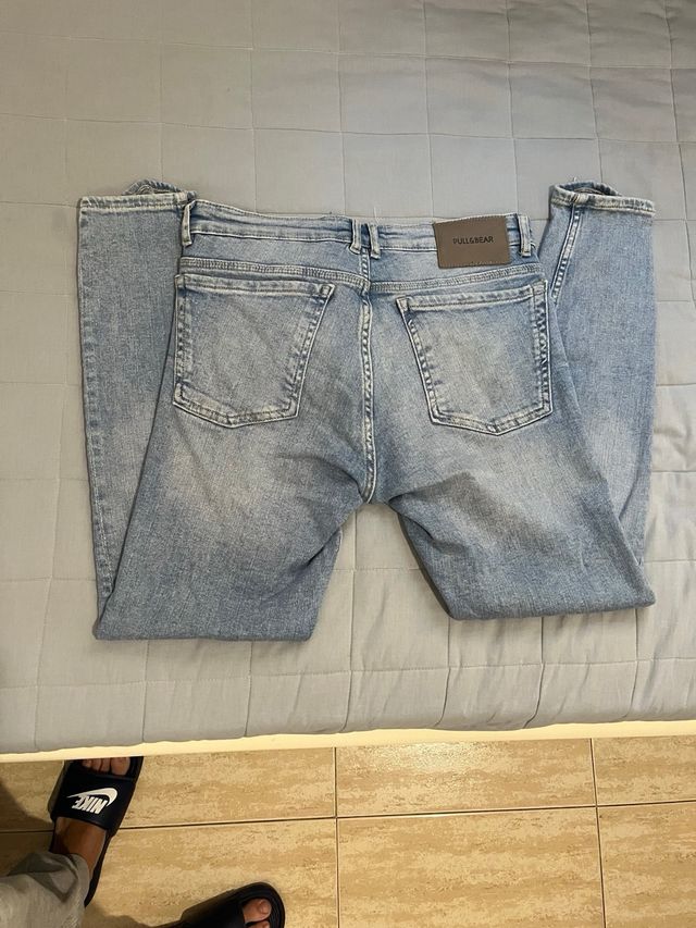 Vaqueros Pull&Bear Rotos Hombre Talla XS