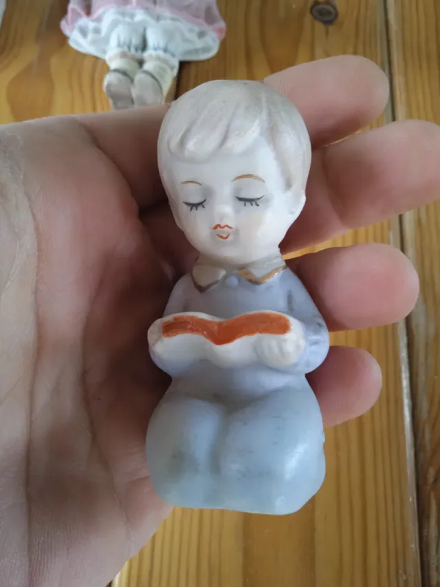 Set 3 Statuine Vintage Bambine