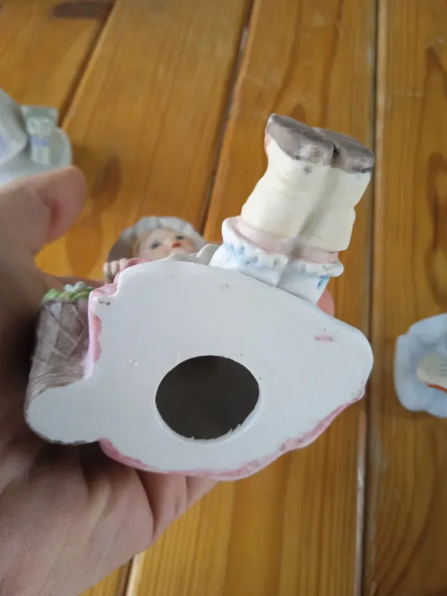 Set 3 Statuine Vintage Bambine