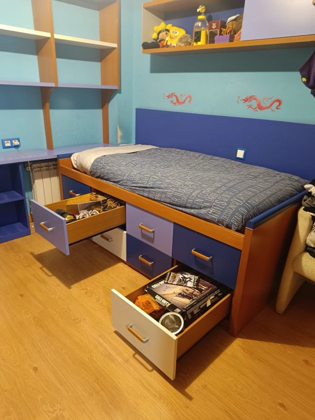 Dormitorio juvenil completo
