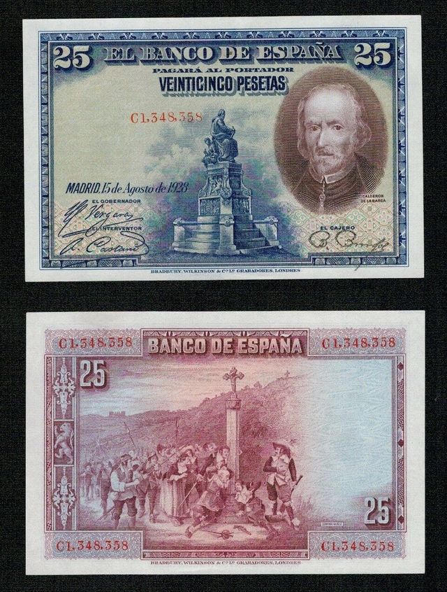 Billete 25 Pesetas Banco de España 1928