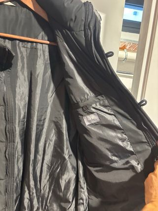 Parka UNIT Hombre Talla XL Negra