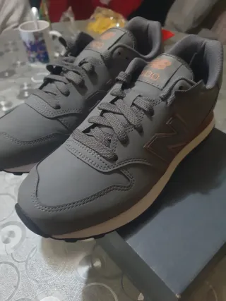 Zapatillas New Balance 500 Gris Naranja