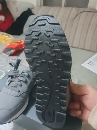 Zapatillas New Balance 500 Gris Naranja