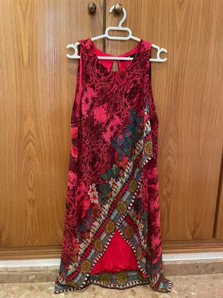 Vestido estampado multicolor