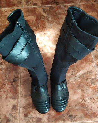 Botas altas negras mujer talla 38