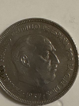 Moneda Franco Caudillo de España 1957