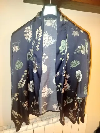 Kimono Sweet & Brave floral azul