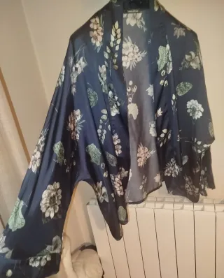 Kimono Sweet & Brave floral azul