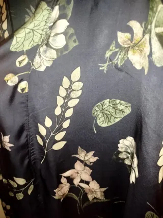 Kimono Sweet & Brave floral azul