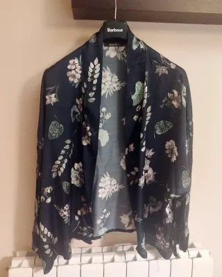 Kimono Sweet & Brave floral azul