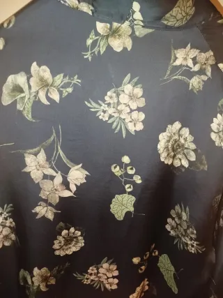 Kimono Sweet & Brave floral azul