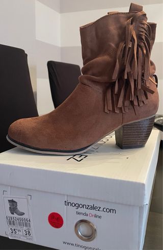 Botas Tino Gonzalez Marrones Talla 38