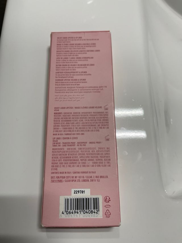 Kylie Jenner Labial y Perfilador Rosa/Marrón