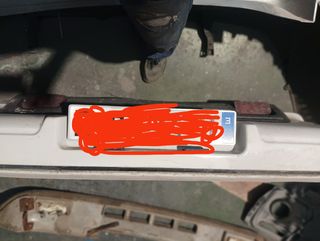 Volvo 480 turbo defensa trasera