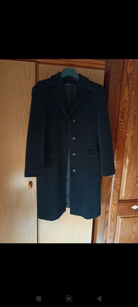 Cappotto donna nero taglio elegante tg 44