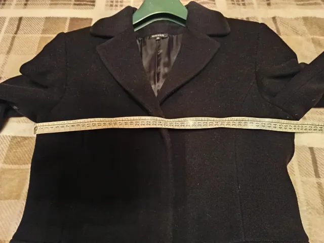 Cappotto donna nero taglio elegante tg 44