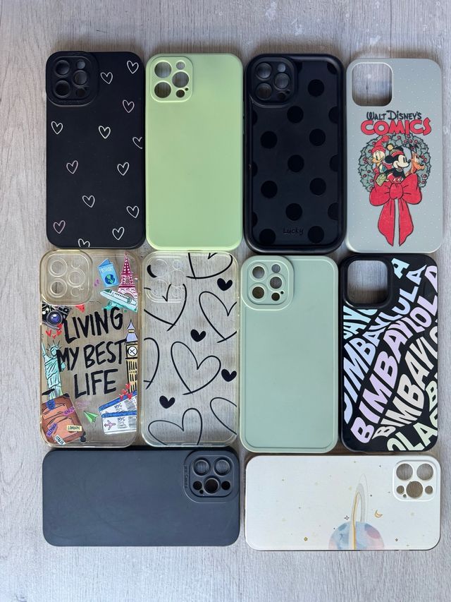 Lote 10 Fundas para iPhone 12 Pro