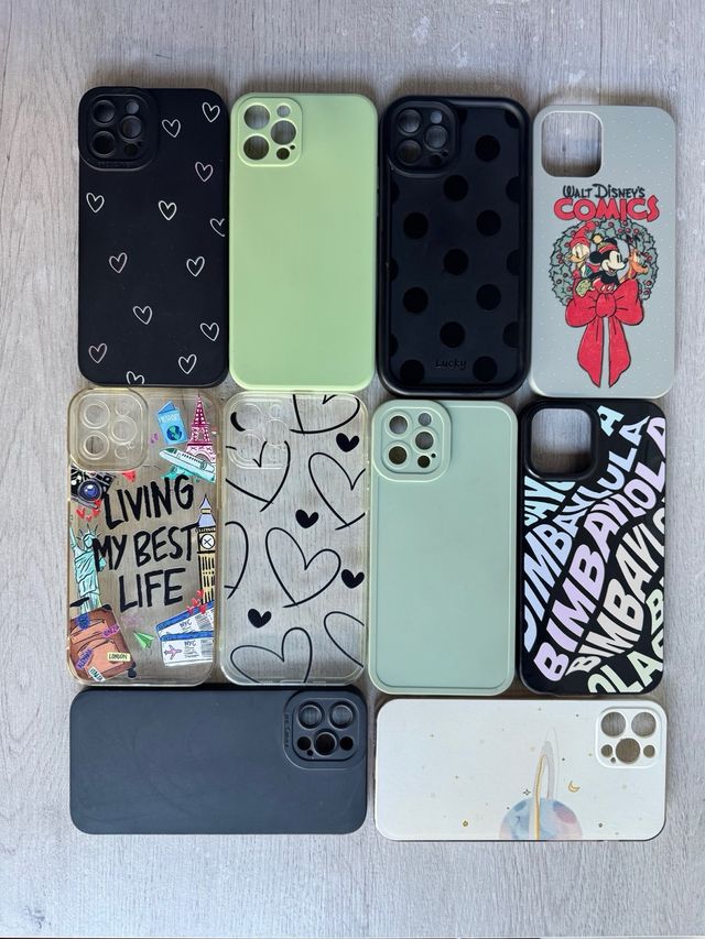 Lote 10 Fundas para iPhone 12 Pro