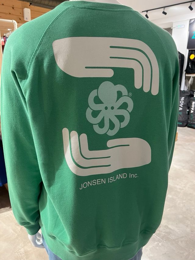 Sudadera Jonsen Island verde