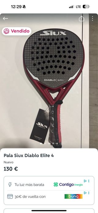 Pala Siux Diablo GO 4 nueva sin estrenar