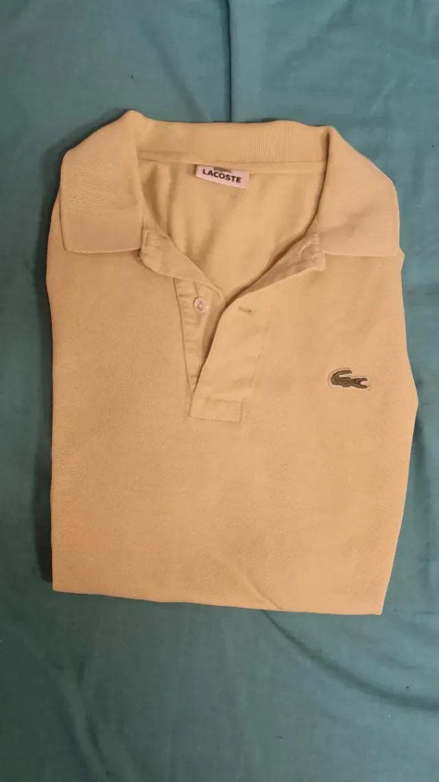 Polo manga corta Lacoste amarillo