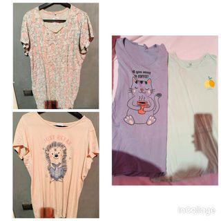 Lote 4 camisones talla 2XL