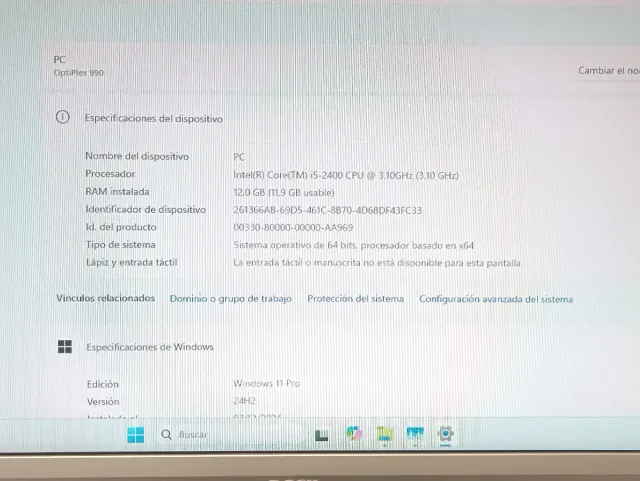 Ordenador PC completo i5 SSD 1TB Windows11