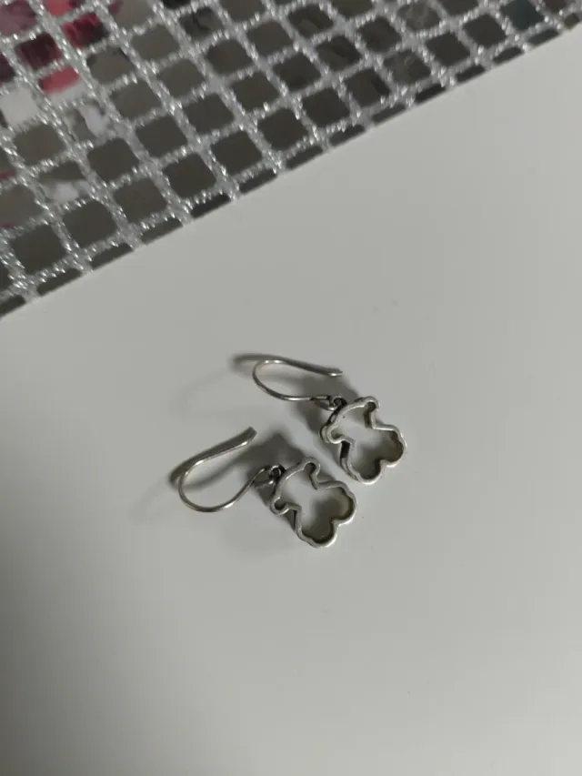 Pendientes Tous Oso Plata