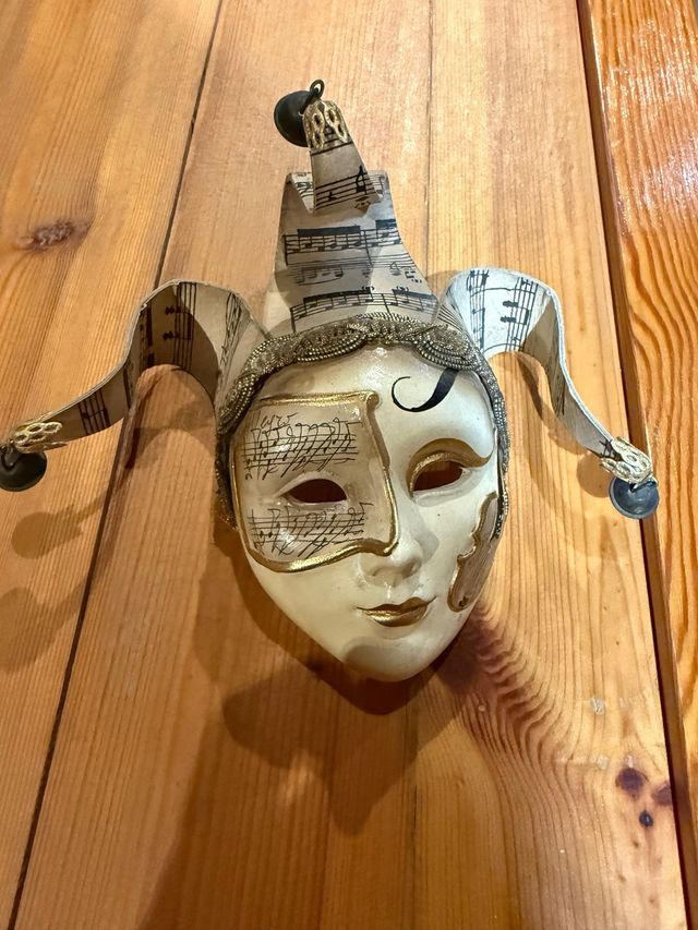 Máscara Veneciana Musical Decorativa