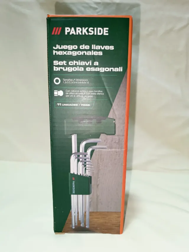 Juego Llaves Hexagonales Parkside. Nuevo