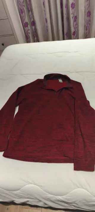 Sudadera deportiva 1/4 cremallera Talla L