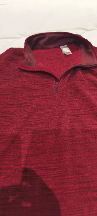 Sudadera deportiva 1/4 cremallera Talla L