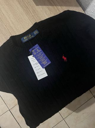 Jersey Polo Ralph Lauren Negro Talla S