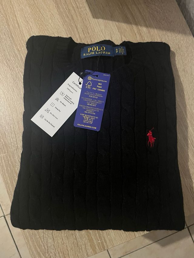 Jersey Polo Ralph Lauren Negro Talla S
