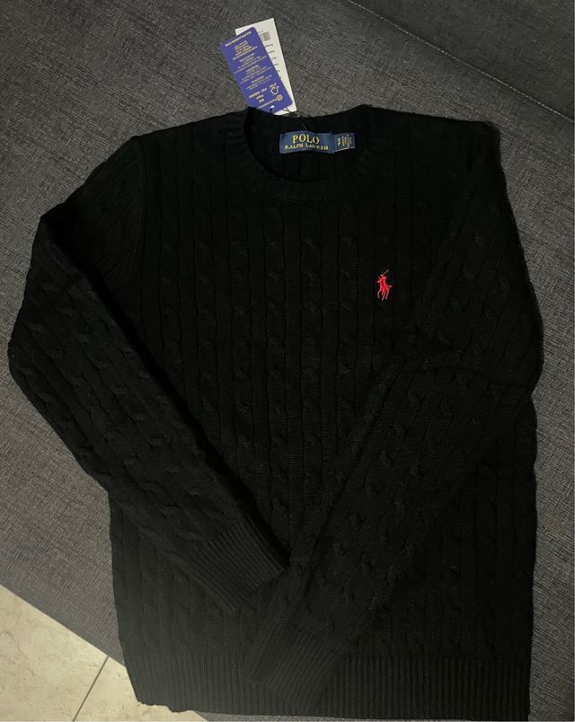 Jersey Polo Ralph Lauren Negro Talla S