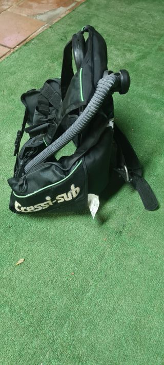 Chaleco buceo, jacket , bcd, Cressi-Sub Negro