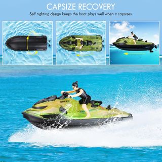 Barca telecomandata con luce