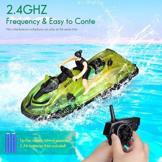 Barca telecomandata con luce