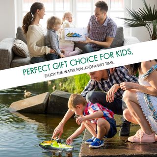 Barca telecomandata con luce