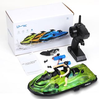 Barca telecomandata con luce