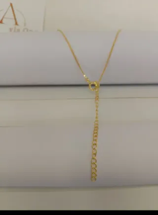 Collar bañado en oro 18k con corazones