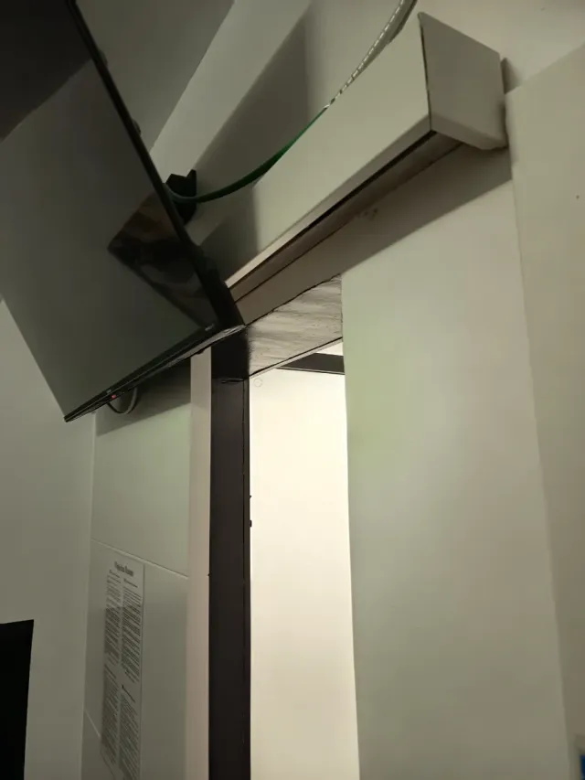 Puerta corredera lacada blanco