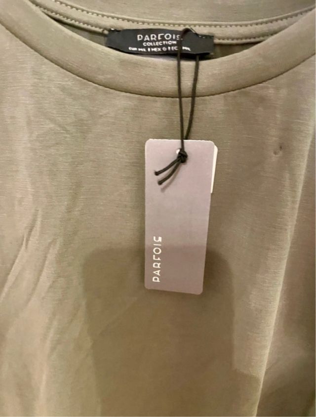 T-shirt de algodão para senhora. Parfois. M-L